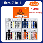 Ultra Smart Watch With 7 Straps