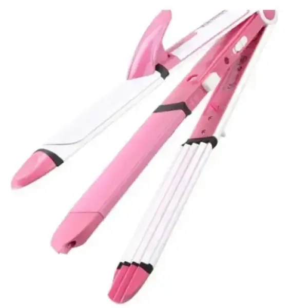 Kemei KM-1291 3 in 1 Hair Straightener