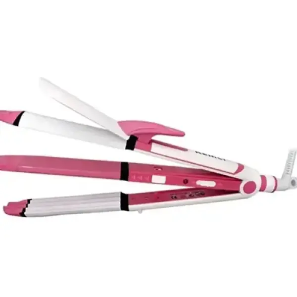 Kemei KM-1291 3 in 1 Hair Straightener